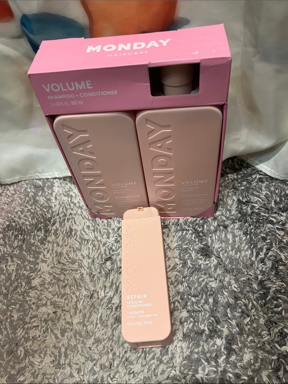 Volume Shampoo + Conditioner Set 3 items leave in conditioner also included 30oz - Picture 5 of 5